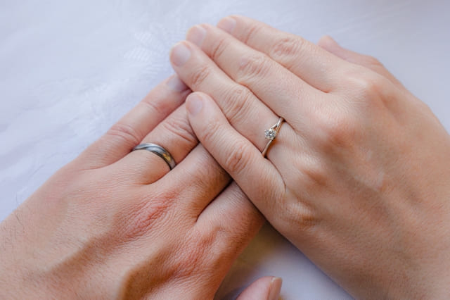 夫婦と指輪